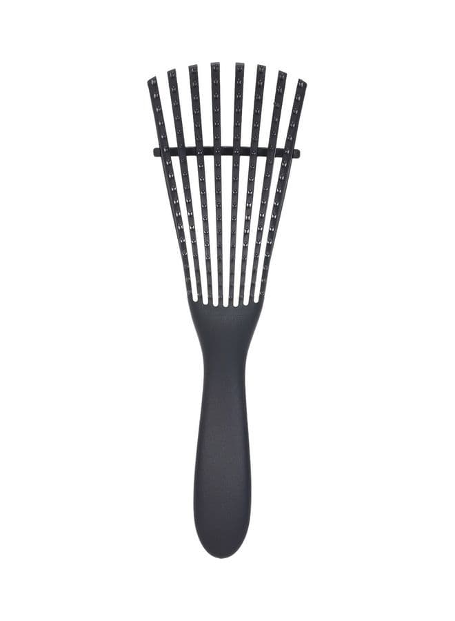 Eight-Claw Soft Scalp Massage Hair Comb Black Styling Scissors (3)