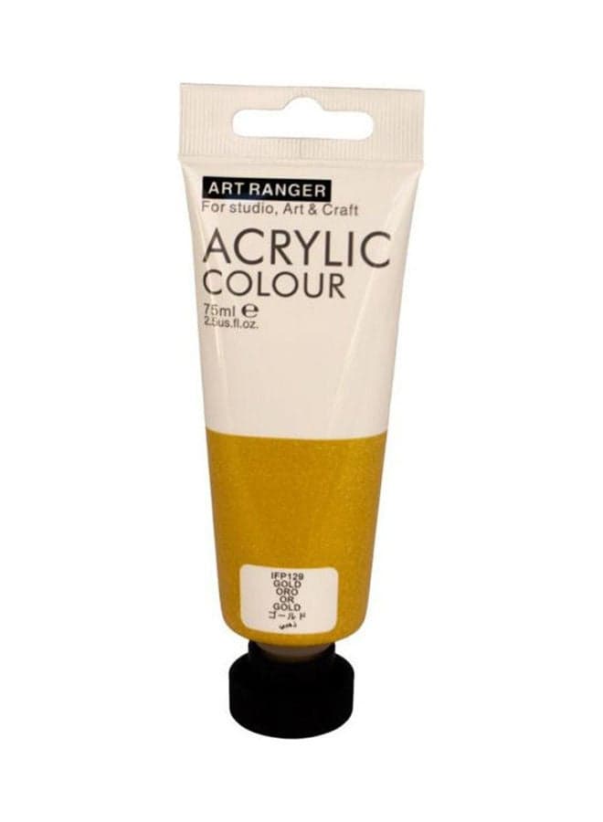 Gold Acrylic Color  Tube Multicolour Arts & Crafts Supplies