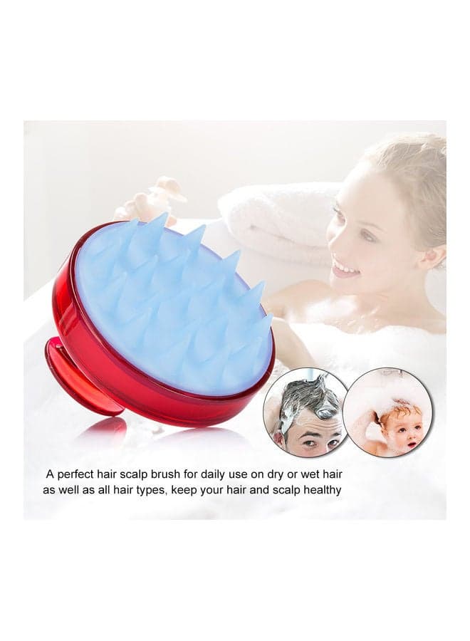 Silicone Teeth Hair Scalp Soft Massage Brush Multicolour (٤)