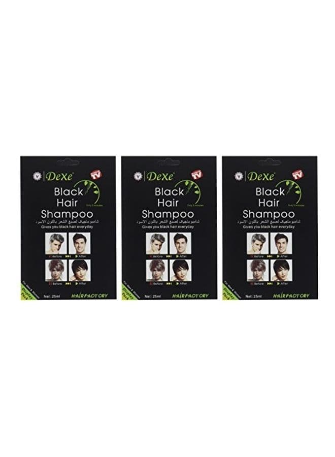 Hair Shampoo Black 25ml Gloss & Shine (٤)