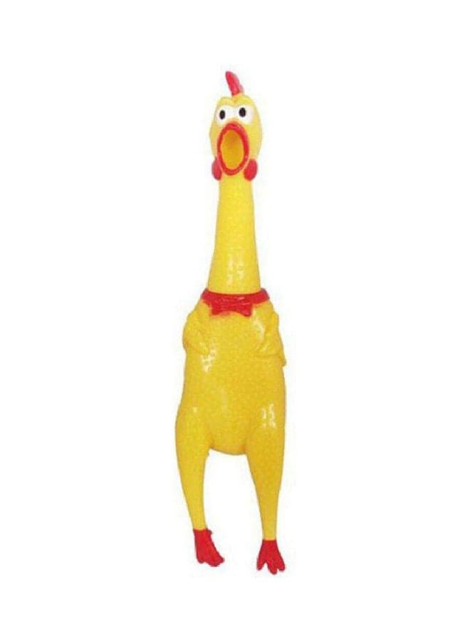 Screaming Rubber Chicken Pet Dog Toy 9.8cm Animal Figures