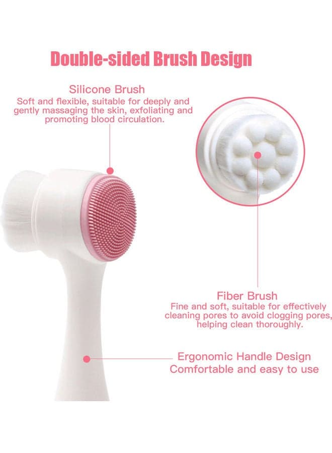 2 In 1 Facial Massage Brush Multicolour 13.5x4.5x6.4cm Face Massagers & Rollers (٤)