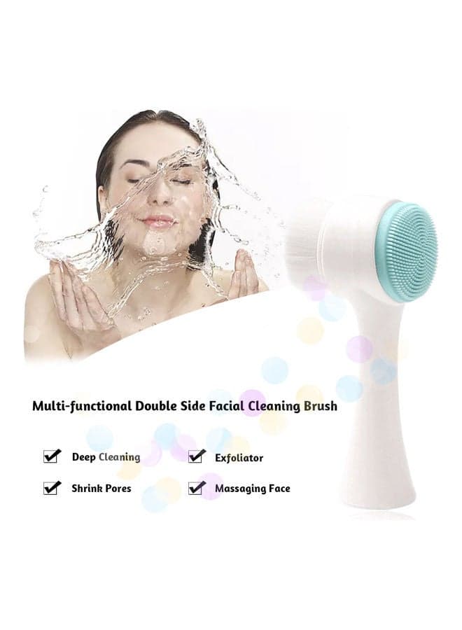 2 In 1 Facial Massage Brush Multicolour 13.5x4.5x6.4cm Face Massagers & Rollers (٥)