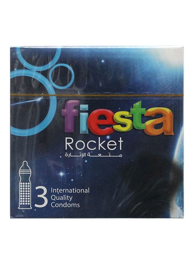 Rocket Condom 3Pcs Family Planning & Contraceptives