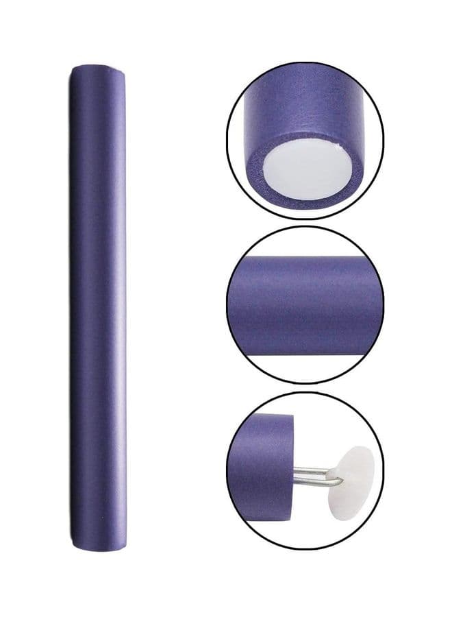 10 Piece Hair Rollers Set Purple (3)