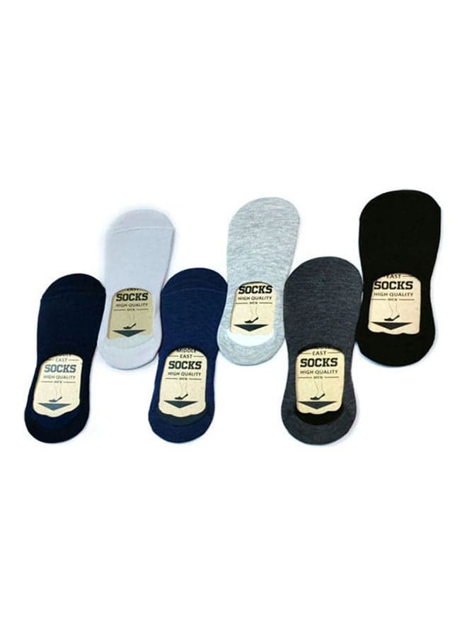Bundle Of Six Unisex Socks Multicolour