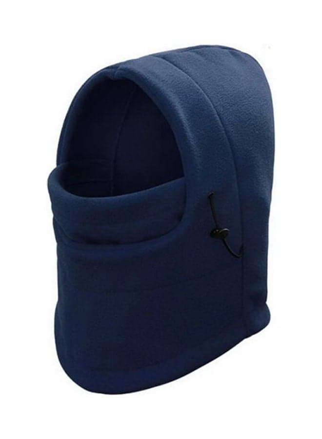Winter Head and Neck Bike Full Face Mask Warmer Navy Blue
