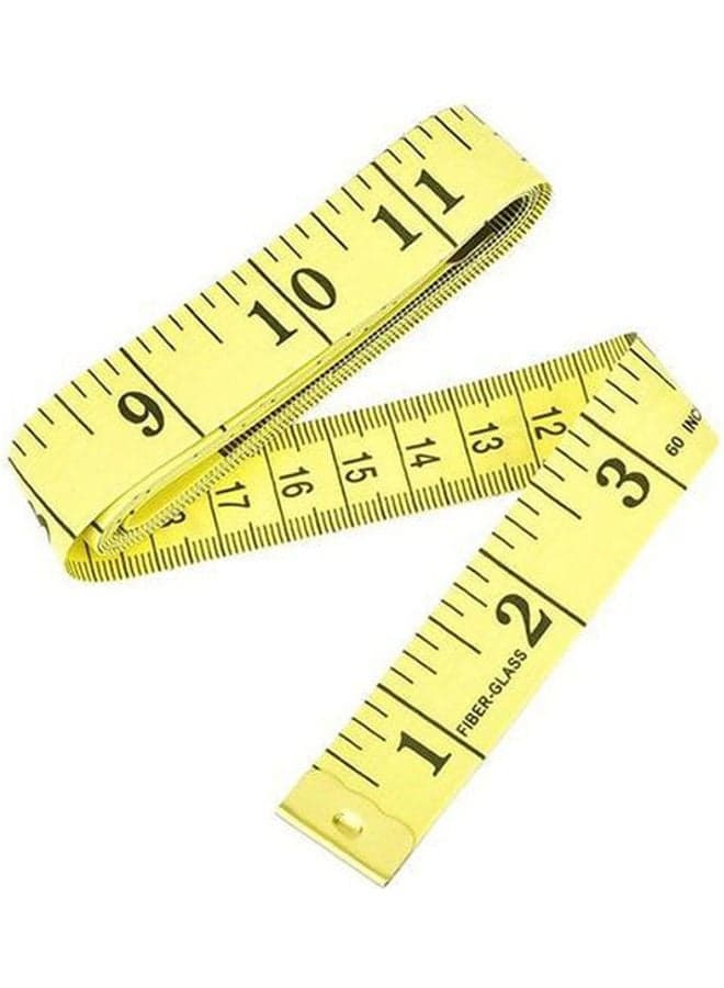 Dual Sided Body Measuring Ruler Yellow Rulers & Tape Measures