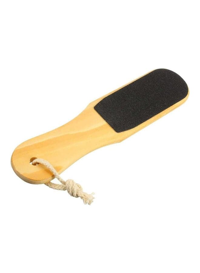 Double Sided Callus Remover Foot Care Wooden Pedicure File Brown 21cm Personal Care (3)