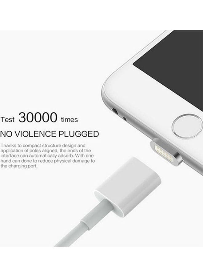 Magnetic Charging Cable Touch 108 Android Micro Usb Or Lightning White Data Cables
