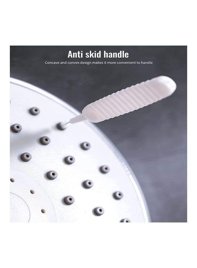 10-Piece Shower Dredge Brushes White Kitchen Utensils & Gadgets (3)