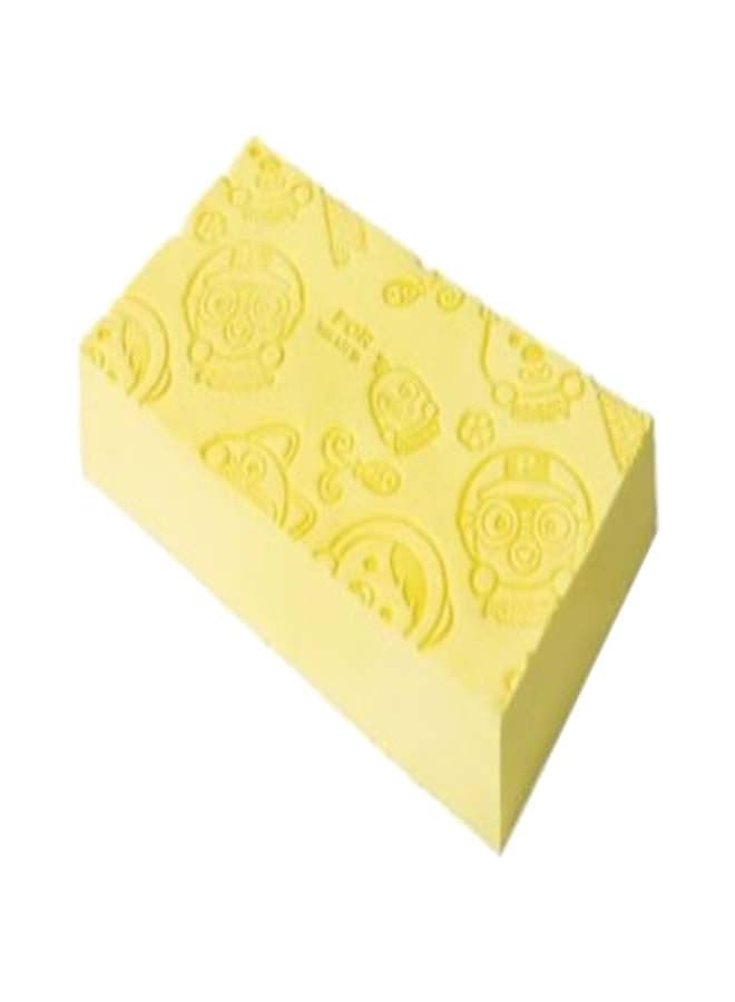 Magic Bath Sponge Yellow 10cm Bathing Accessories