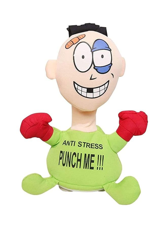 Funny Anti Stress Punch Me Screaming Toy Green 30cm Gag Toys & Practical Jokes