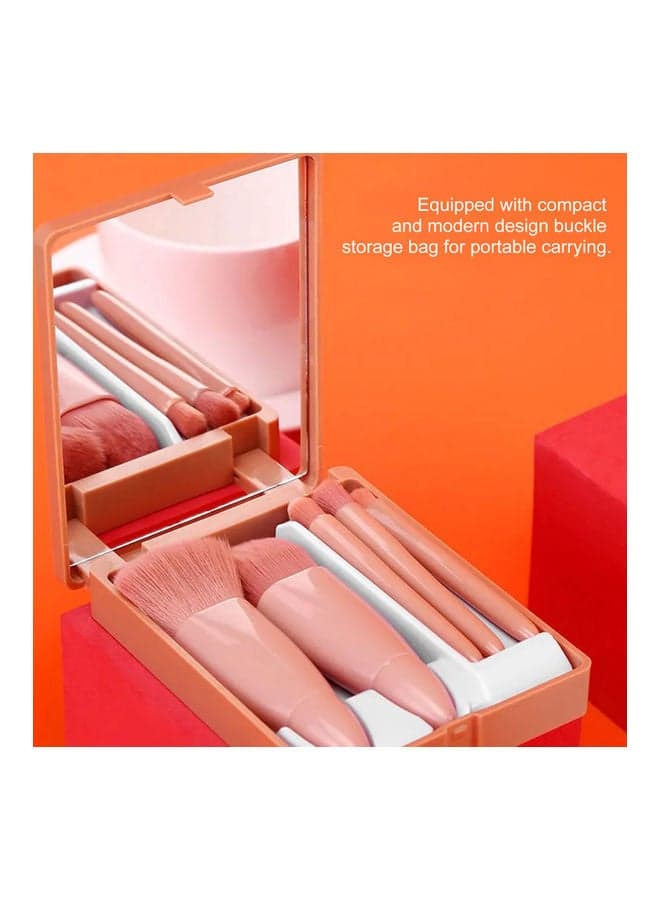 5-Piece Makeup Cosmetic Brushes Set Multicolour Makeup Tool Cleaners (٣)