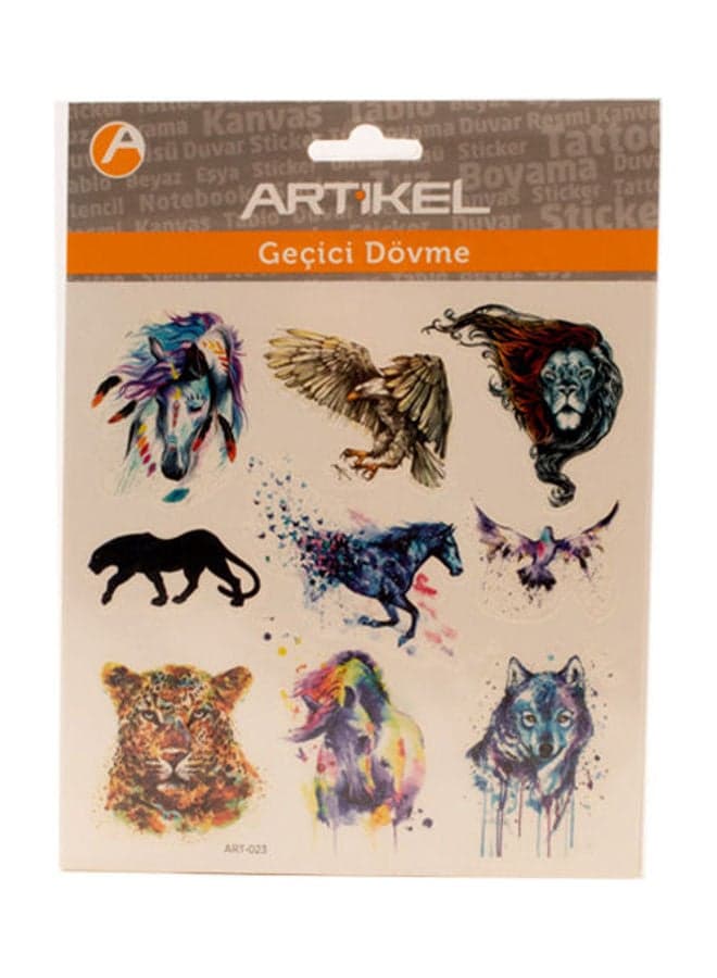 Big Tattoo Multicolour Labels & Stickers