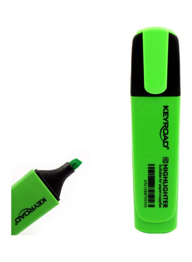 Highlighter Flue Neon Green Stationery Highlighters