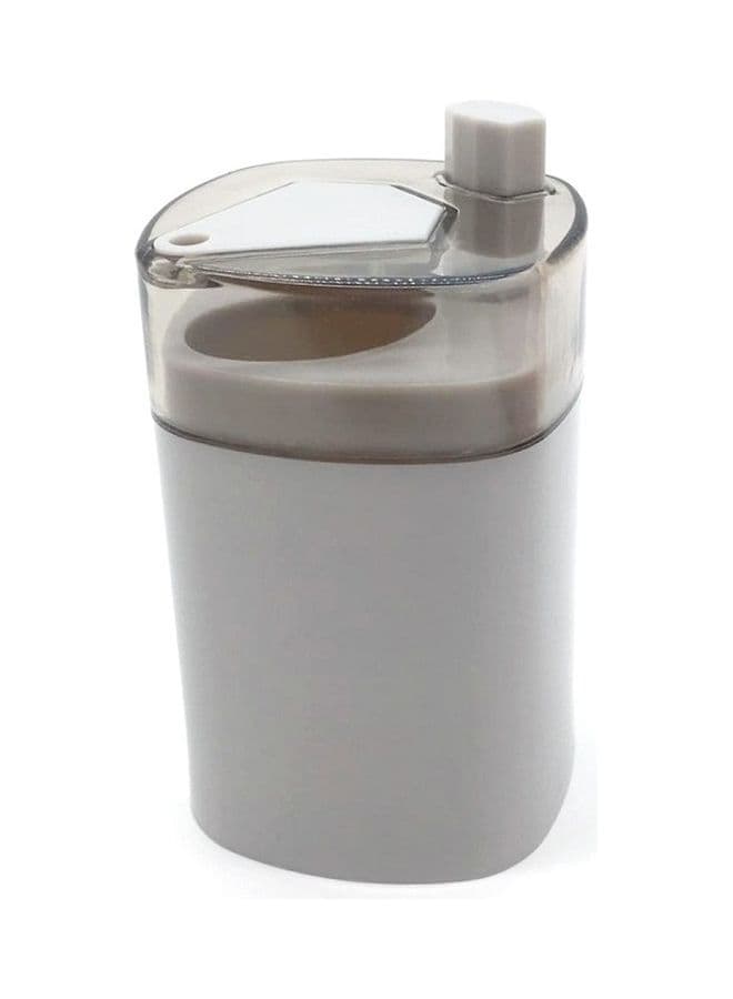 Automatic Pop-up Toothpick Holder Dispenser Grey 5x8.5cm Kitchen Storage Accessories