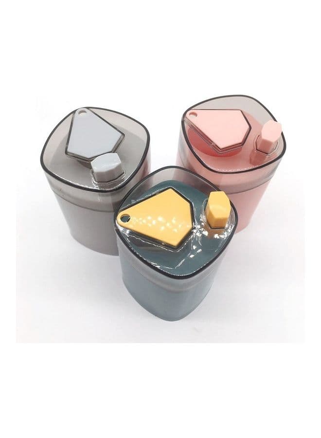 Automatic Pop-up Toothpick Holder Dispenser Grey 5x8.5cm Kitchen Storage Accessories (3)