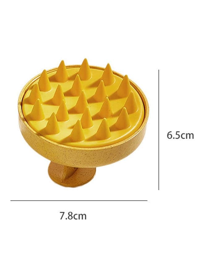 Silicone Hair Washing Comb Manual Shampoo Comb Scalp Massager Hair Cleaner Hair Care Massage Comb Green 7.8 x 6.5 x 6.5cm Styling Accessories (٤)
