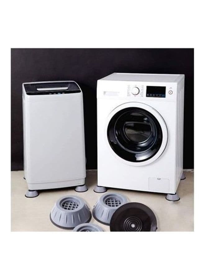 8-Piece Washing Machine Foot Pads Grey 4x5cm (٦)