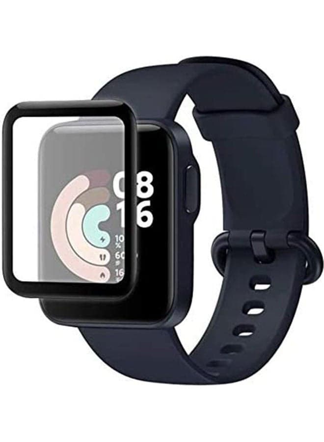 3D Curved Edge Film and HD Soft Full Cover Screen Protector For Xiaomi Watch Lite Black Smartwatch Screen Protectors