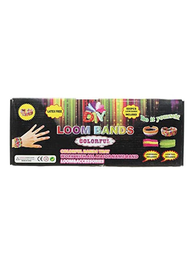 Loom Bands 600 Pieces For Unisex Doll Accessories