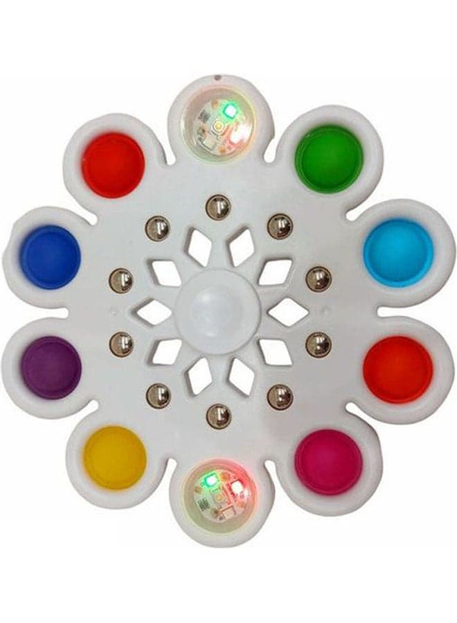 Simple Dimple Big With Light Fidget Toys Spinner 10 Buttons