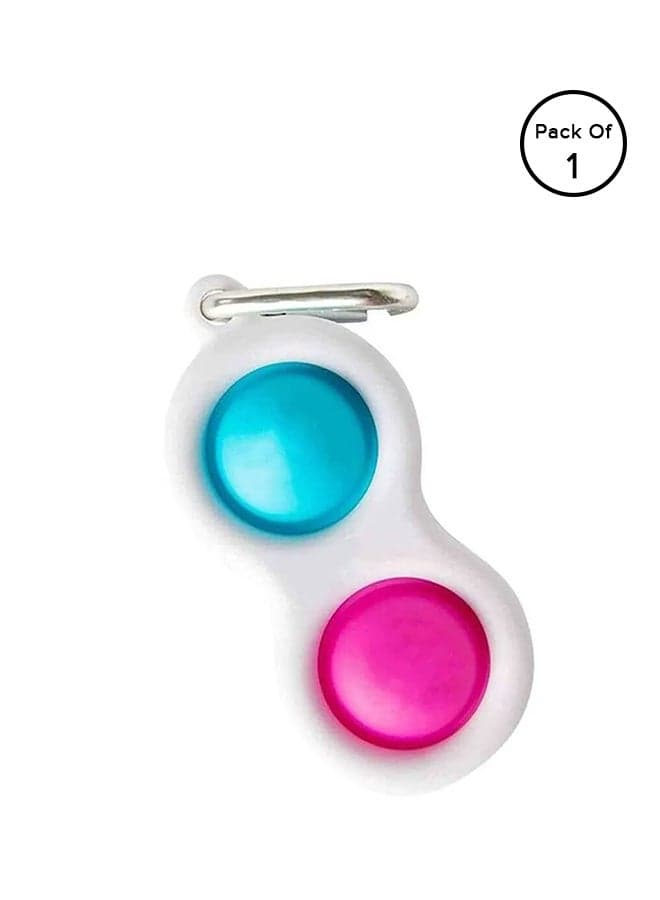Push Pop Bubble Sensory Stress Relief Non-Toxic And Tasteless Fidget Keychain Toy 8x4cm Fidget Spinners