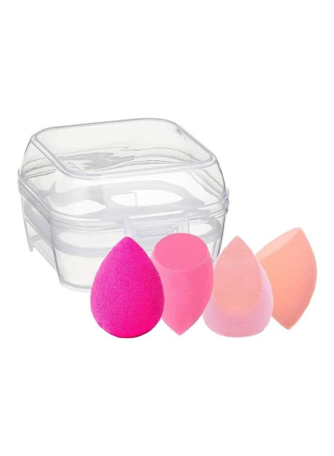 4 -Piece Makeup Sponges Blender Set Multicolour Make Up Sponges