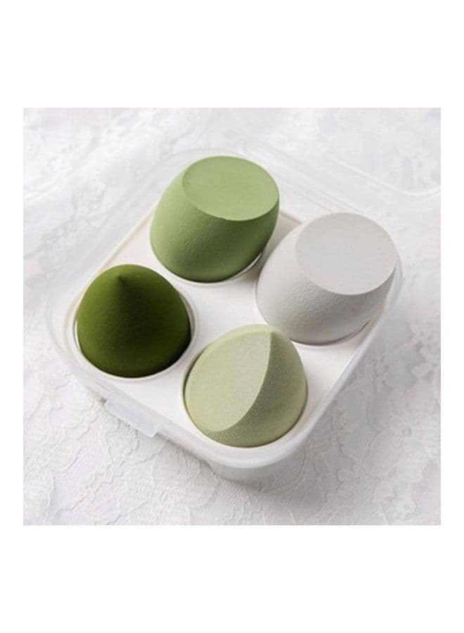 Pack Of 4 Egg Blending Sponge With Case Multicolour Make Up Sponges