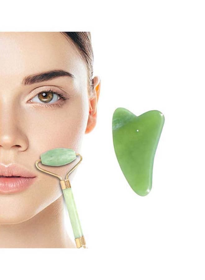 Anti Aging Natural For Face And Gua Sha Massage Tool Set Anti Wrinkles Skin Care (٣)