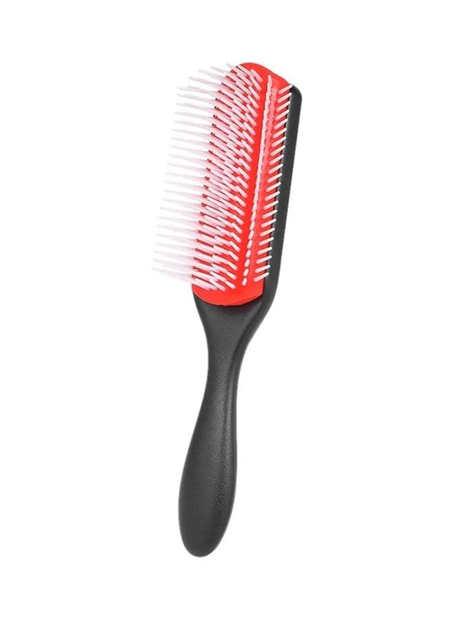 Hair Comb Red/White/Black 21cm