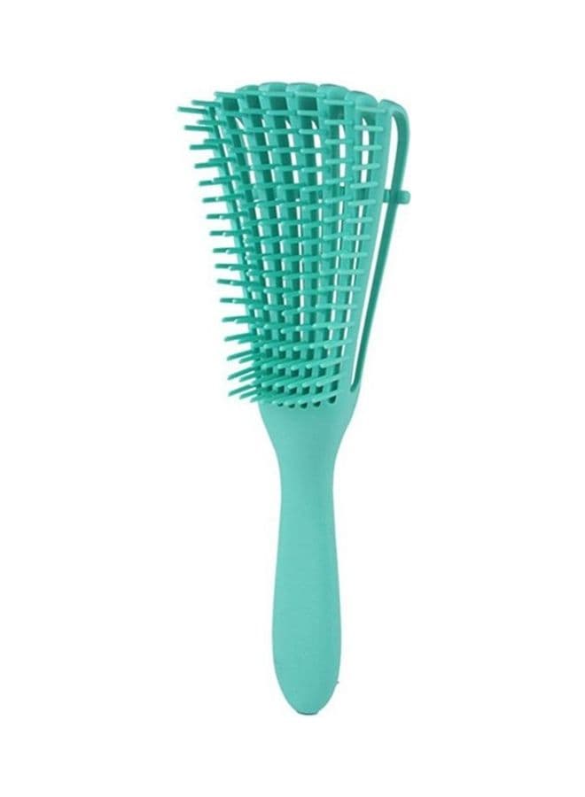 Hair Comb Massage Detangling Brush Green 24.5cm