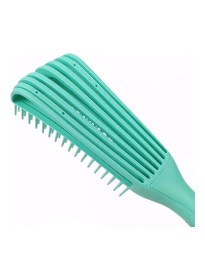 Hair Comb Massage Detangling Brush Green 24.5cm (٣)
