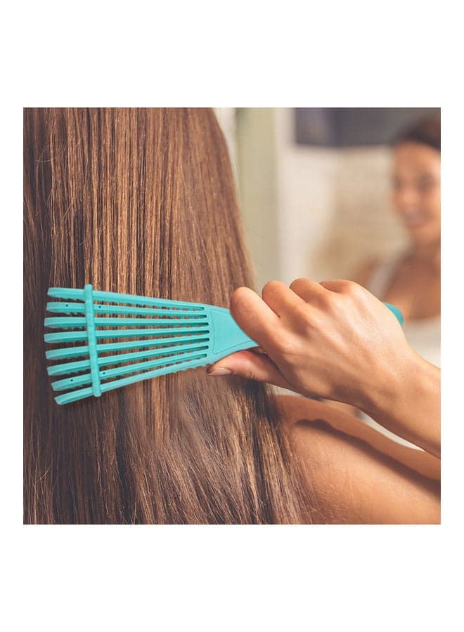 Hair Comb Massage Detangling Brush Green 24.5cm (٤)