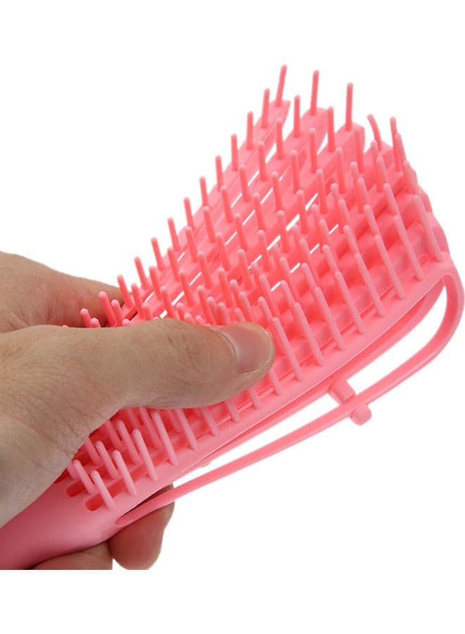 Hair Comb Detangling Brush Pink 24.5cm (3)