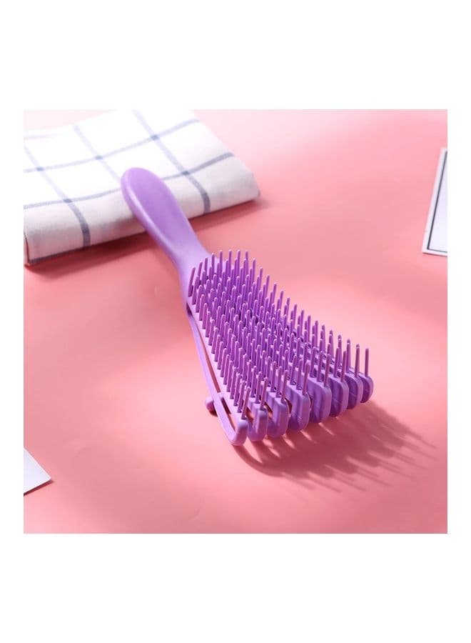 Octopus Hair Brush Comb Purple 24.5cm (٣)