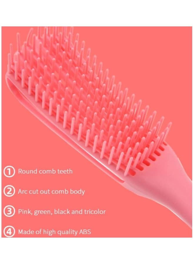 Hair Comb Detangling Brush Pink 24.5cm (4)
