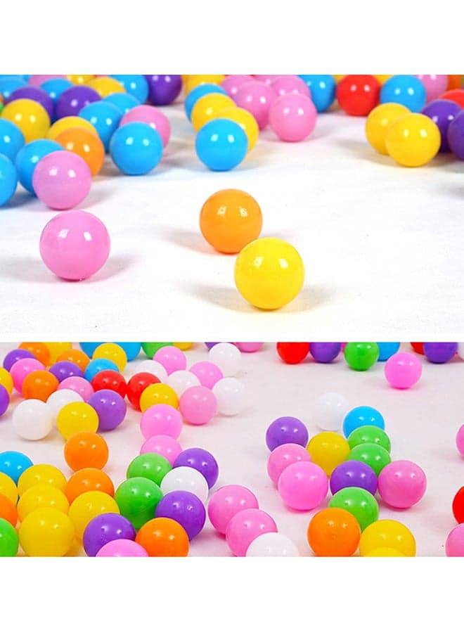50-Piece Colorful Soft Plastic Ocean Fun Ball Tent Swim Pit Toy Game Set 7x7x7cm Play Sets & Playground Equipment (4)