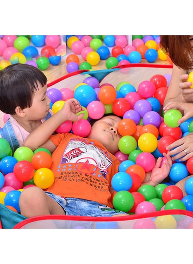 50-Piece Colorful Soft Plastic Ocean Fun Ball Tent Swim Pit Toy Game Set 7x7x7cm Play Sets & Playground Equipment (6)