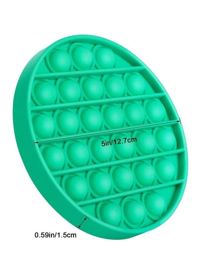 Non-Toxic And Tasteless Stress Relieve Silicone Squeeze Push Pop Bubble Sensory Fidget Squishy Toy 12.7x1.5x12.7cm (٦)