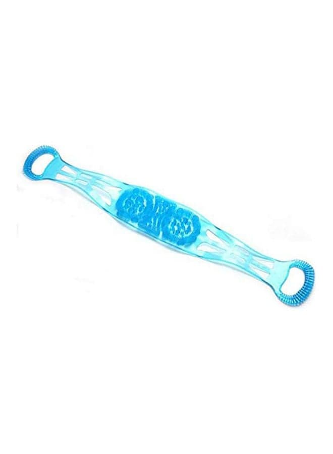 Long Silicone Bath Body Brush Blue 31.5cm (3)