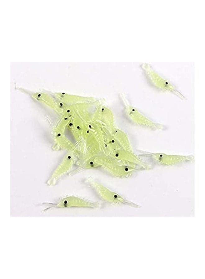 Fishing Soft Lure Pack Of 40 Soft Shrimp Bait Lures, Baits & Attractants