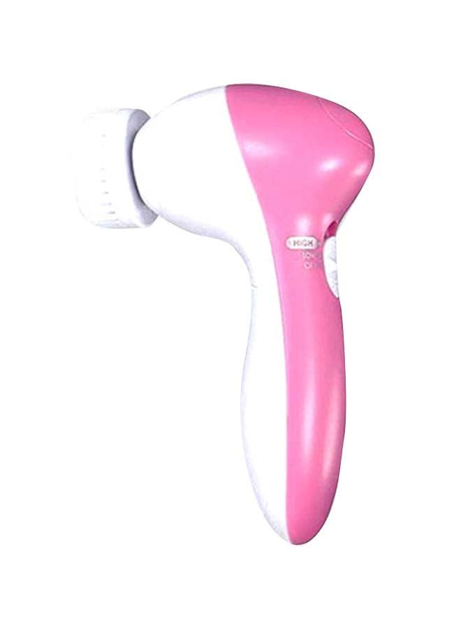 5-In-1 Facial Cleanser Massager Kit Pink/White Face Massagers & Rollers