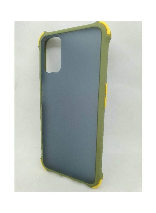 Oppo A52/A92 Slim Fit Silicone Cover With Anti Shock Edges Light Green Cases & Covers