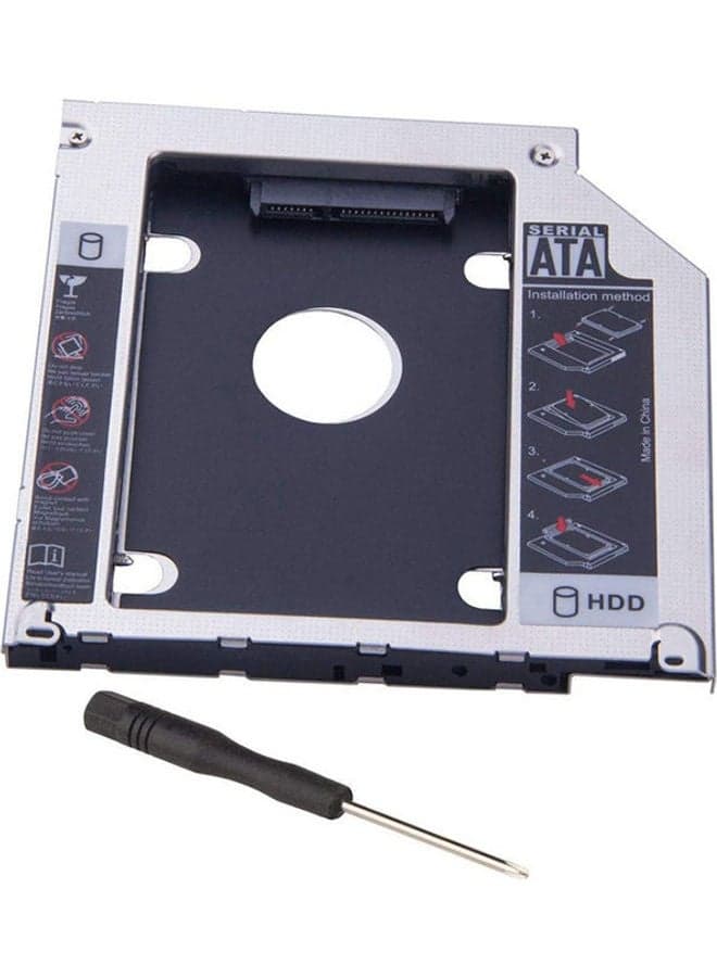 Hard Drive Caddy 9.5Mm 2Nd Hdd Caddy Tray Adapter Ssd Enclosure Replacement For Apple Unibody Macbook Pro 13 Console Accessories