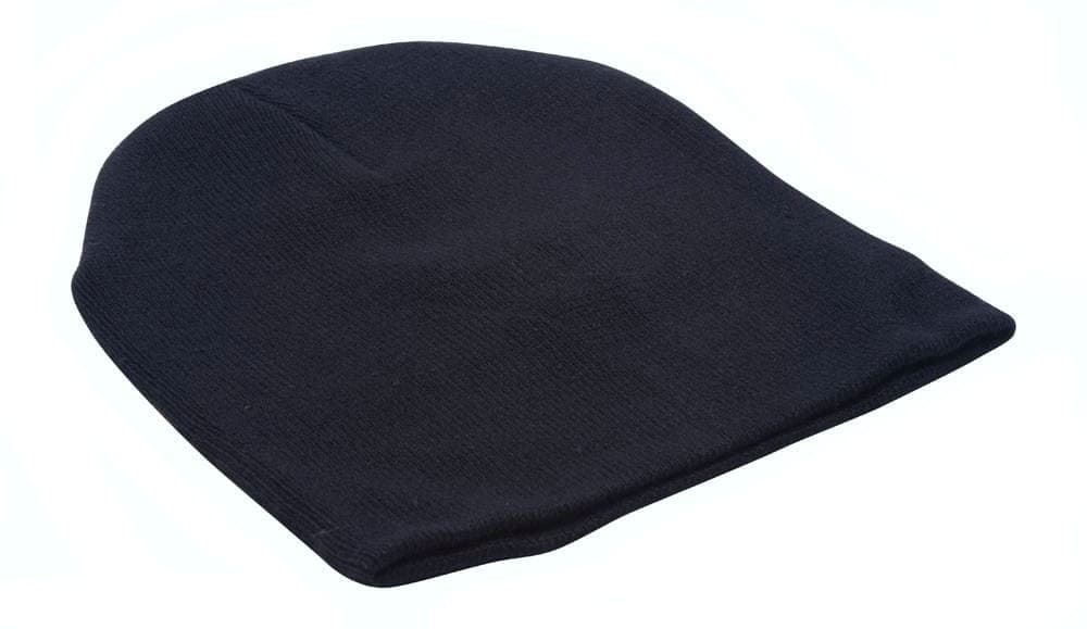 Wool Winter Baded Ice Cap Beanie Black