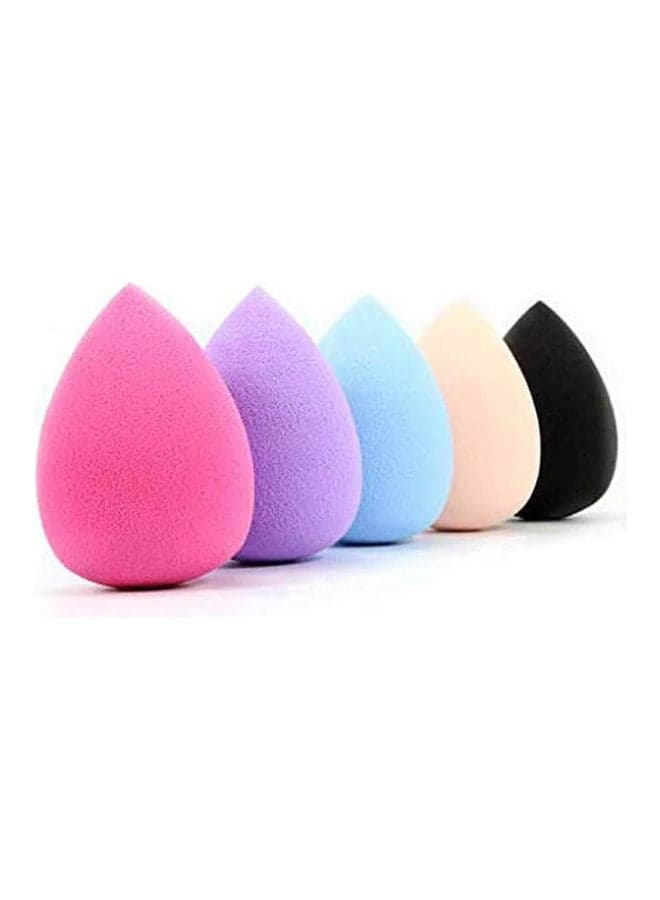 5pcs Makeup Sponge Blender Beauty Flawless Puff Multicolour Make Up Sponges