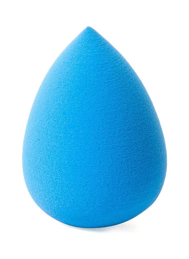 Beauty Makeup Blender Sponges - Bonus Facial Exfoliating Cleanser Brush - Cosmetic Blending And Contour Applicator Set For Powder, Cream, Concealer, Blush, Primer And Foundation Blue Face Brushes