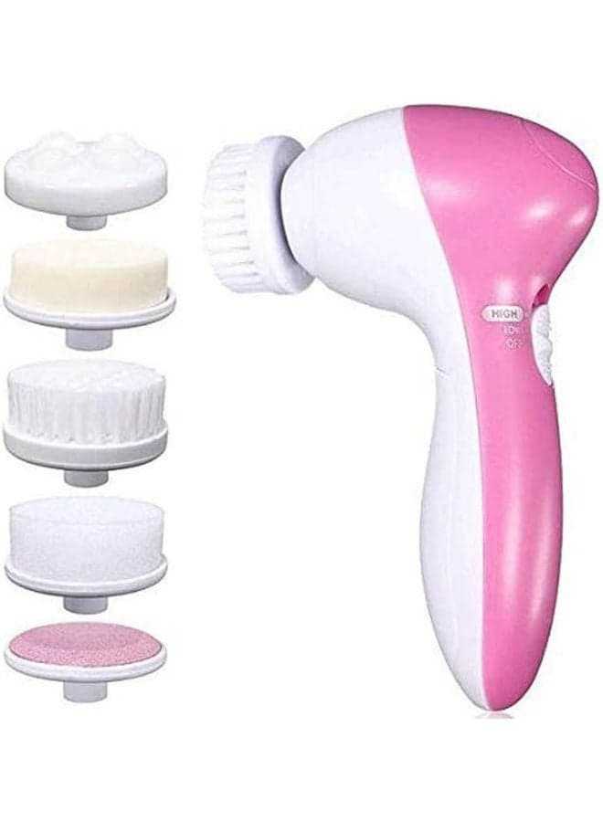 5 In 1 Beauty Care Massager Pink Face Massagers & Rollers